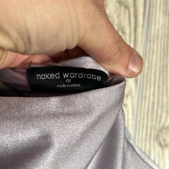 Woman’s naked wardrobe the sleek energy top in lavender size medium - Picture 3 of 4